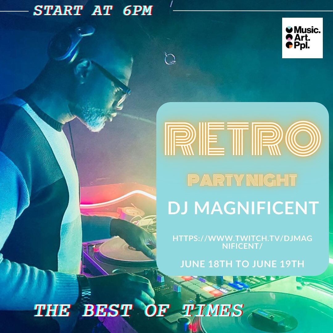 From June 18th to June 19th, 6:00PM to Midnight, The Best of Times will be featuring  all of the BEST retro tunes from the 50's to the  90's! 🎶
We've partnered with @musicartppl to showcase some of the top DJ's in Ottawa :&nbsp;
DJ Ysheso_
DJ JFUN
